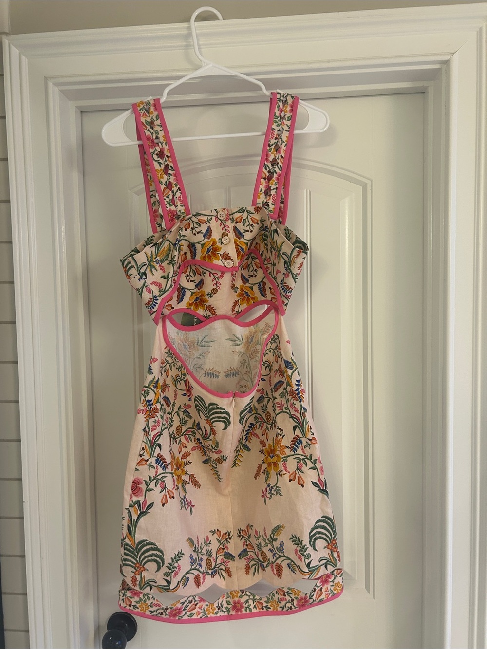 FARM Rio Delicate Forest Pink Mini Dress - Picture 3 of 3